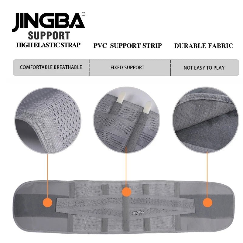 JINGBA SUPPORT Fitness Waist Back Support Belts Sweat Belt Trainer Trimmer Musculation Abdominale Sports Lumbar joint Protector